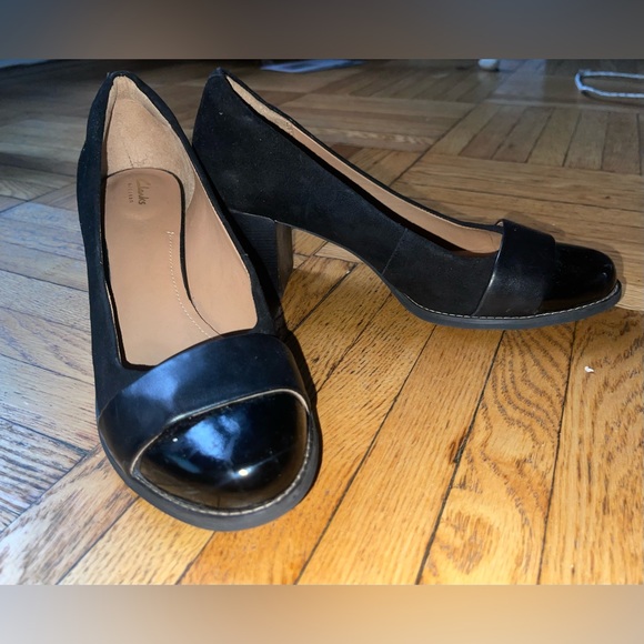 Clarks Artisan Tarah Brae Block Heel Pumps size 9 - Picture 4 of 6